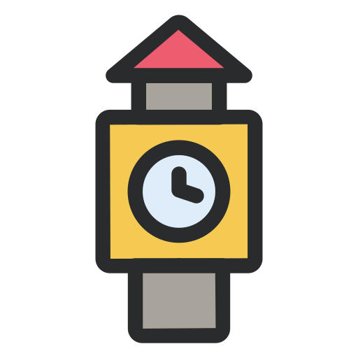 orologio Generic Outline Color icona