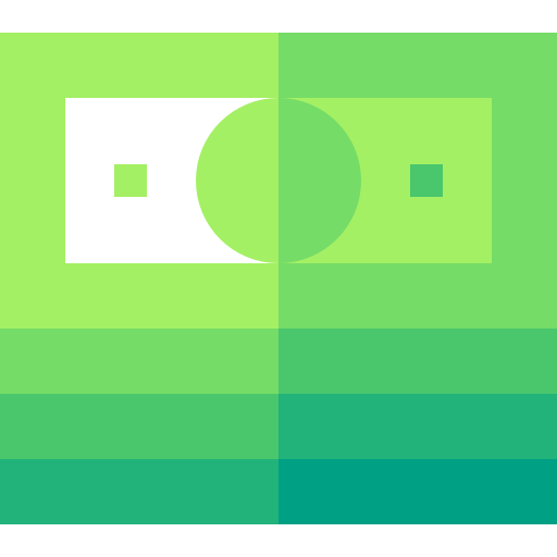 dollar-schein Basic Straight Flat icon