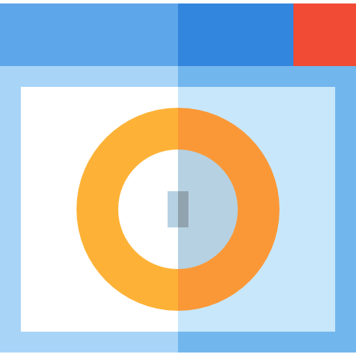 웹 사이트 Basic Straight Flat icon