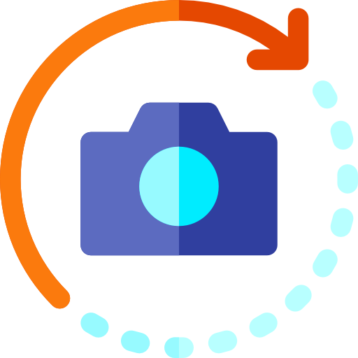 カメラ Basic Rounded Flat icon