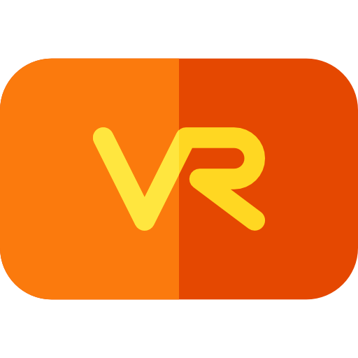 virtuele realiteit Basic Rounded Flat icoon