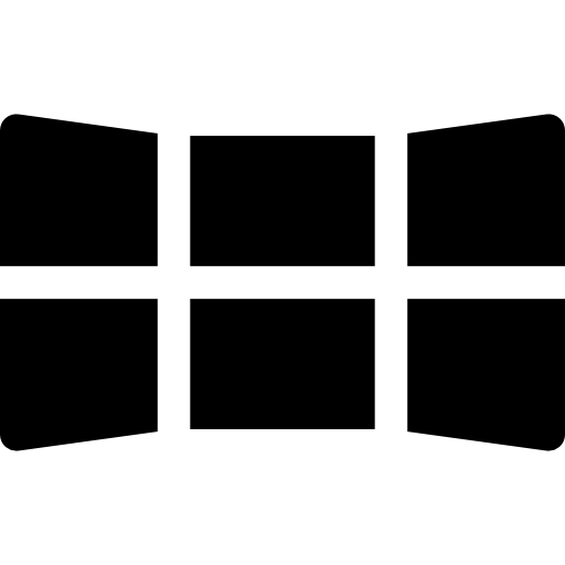 파노라마 Basic Rounded Filled icon