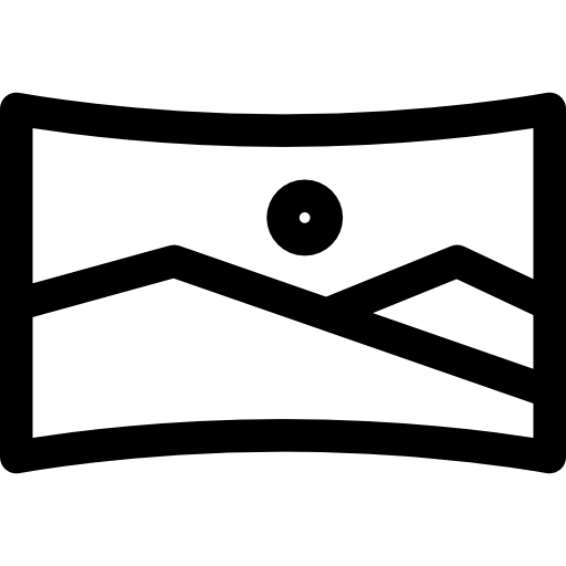 パノラマ Basic Rounded Lineal icon