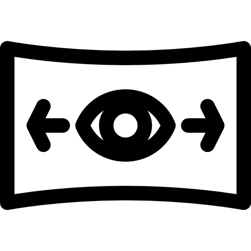 panorama Basic Rounded Lineal ikona