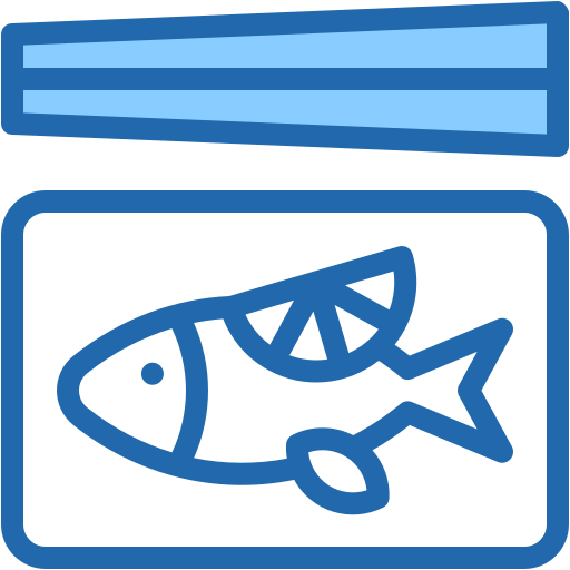 Steamed fish Generic Blue icon
