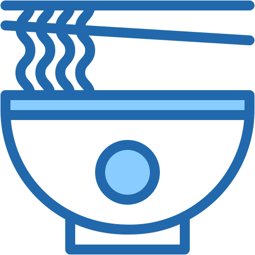 국수 그릇 Generic Blue icon