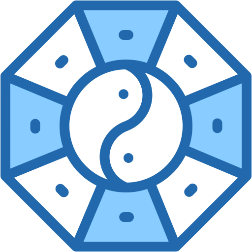 chinesisches symbol Generic Blue icon