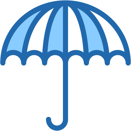 Umbrella Generic Blue icon