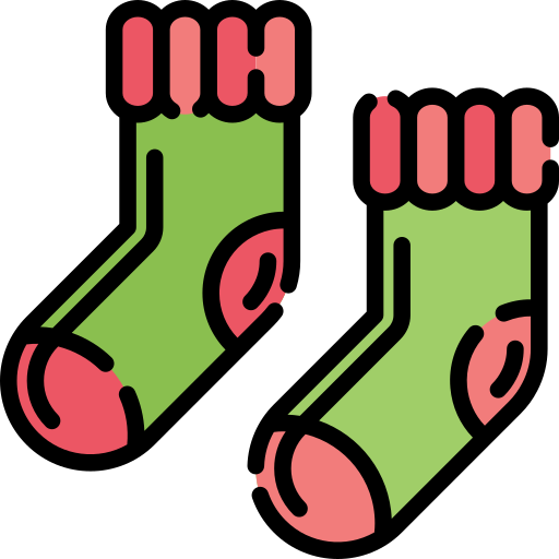 Socks Generic Outline Color icon