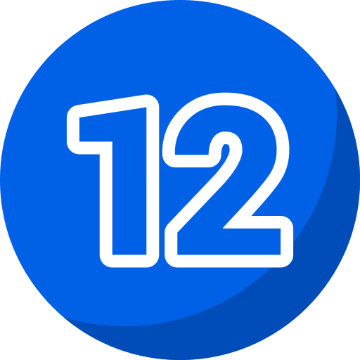 12 Generic Flat icoon