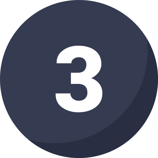 numero 3 Generic Mixed icono
