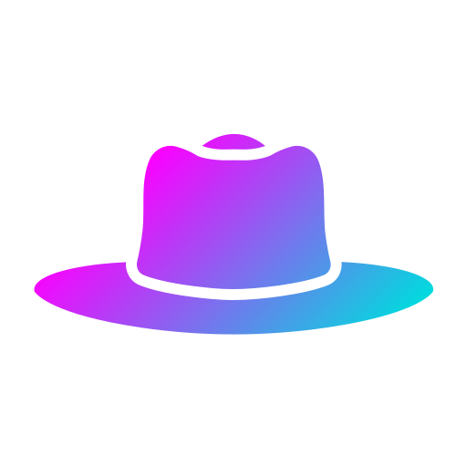 chapeau Generic Flat Gradient Icône