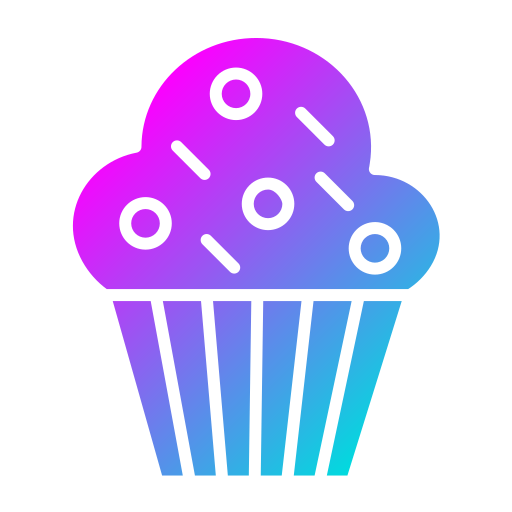 Muffin Generic Flat Gradient icon