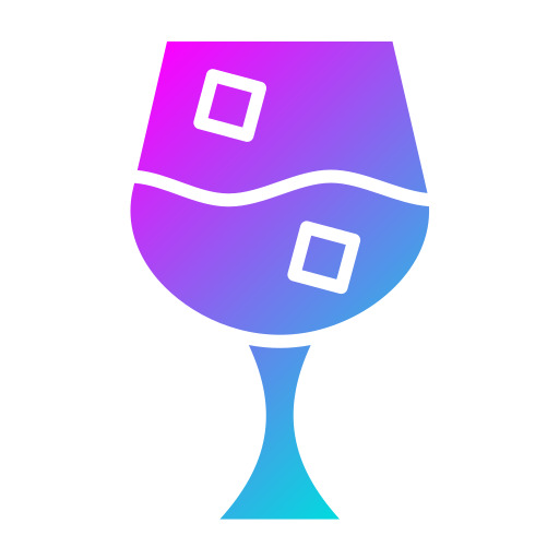 bicchiere di vino Generic Flat Gradient icona