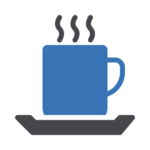 Coffee mug Generic Blue icon