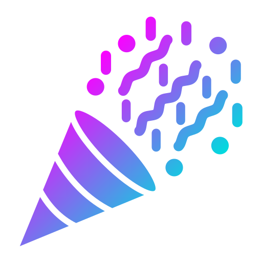 紙吹雪 Generic Flat Gradient icon