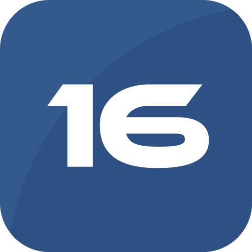 Sixteen Generic Flat icon