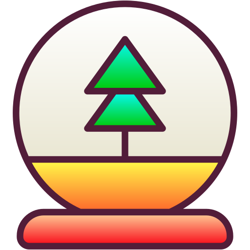palla di neve Generic Lineal Color Gradient icona