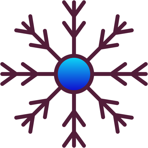 płatek śniegu Generic Lineal Color Gradient ikona