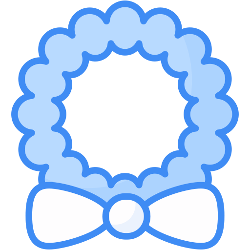 Wreath Generic Blue icon