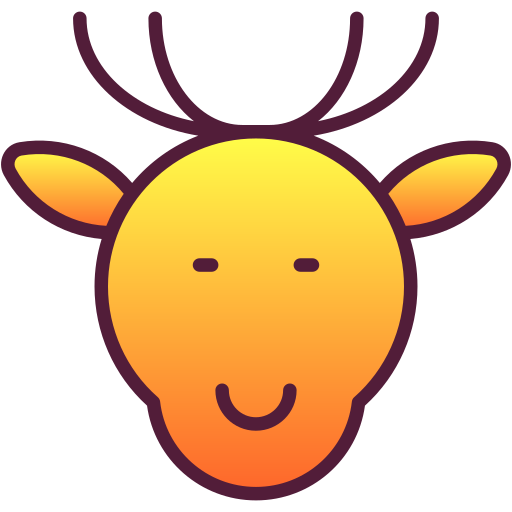 Deer Generic Lineal Color Gradient icon