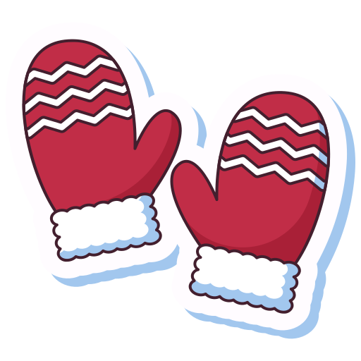 Mitten Generic Outline Color icon