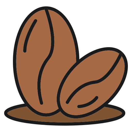 Coffee beans Generic Outline Color icon