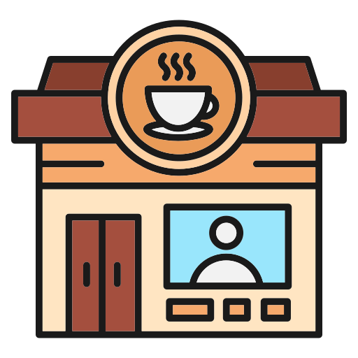 café Generic Outline Color icon