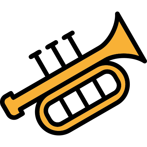 trompete Generic Outline Color Ícone