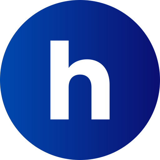 brief h Generic Flat Gradient icoon