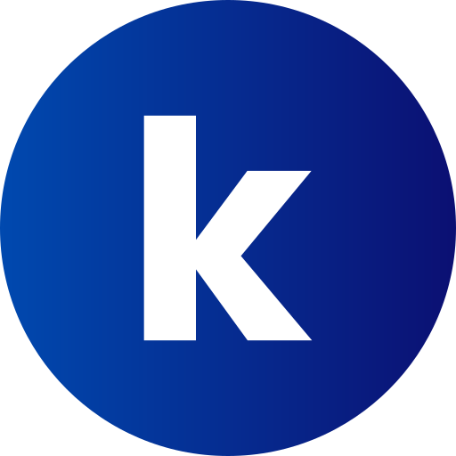 letra k Generic Flat Gradient icono