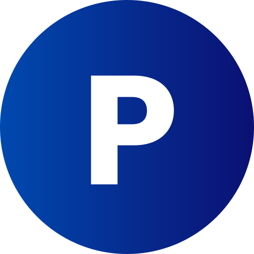 文字p Generic Flat Gradient icon
