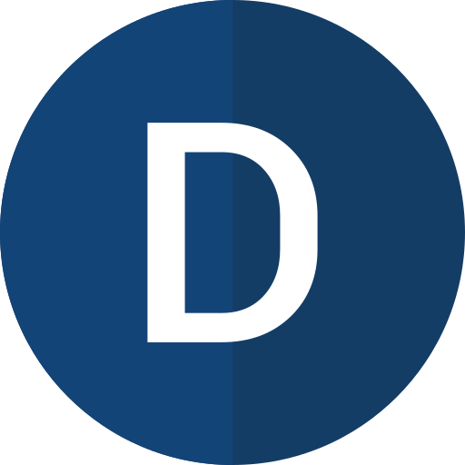 Буква d Generic Flat иконка