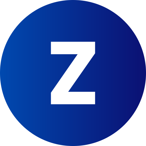 lettera z Generic Flat Gradient icona