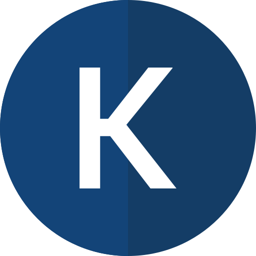 litera k Generic Flat ikona