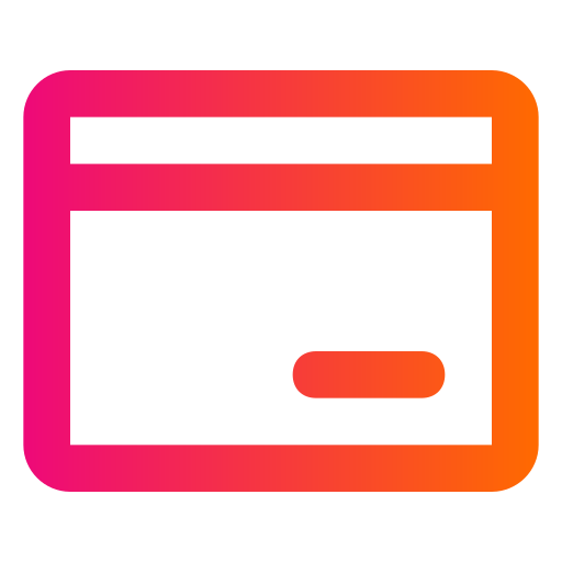 Bank Card Generic Gradient icon