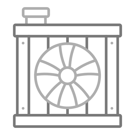 radiador de coche Generic Grey icono