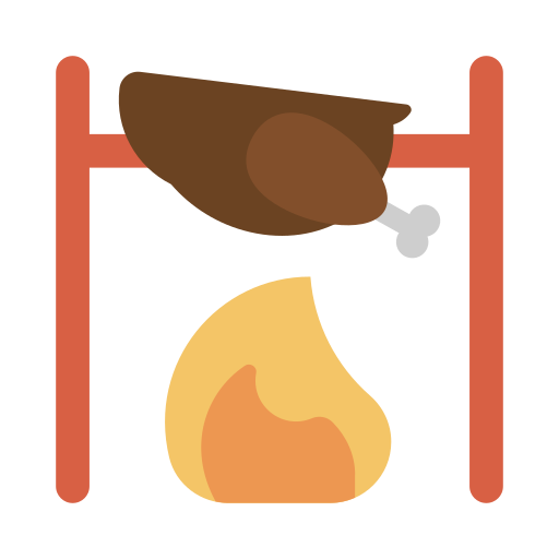 구운 치킨 Generic Flat icon