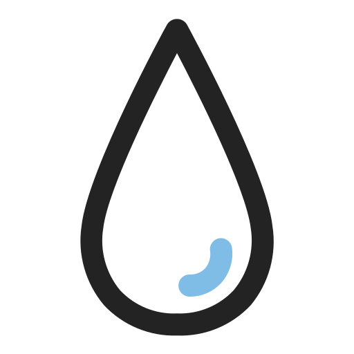 acqua Generic Outline Color icona