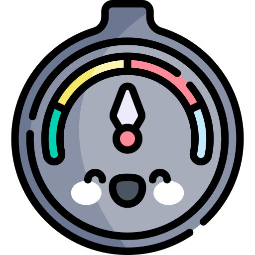 barometer Kawaii Lineal color icoon