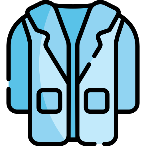 Lab Coat Kawaii Lineal color icon