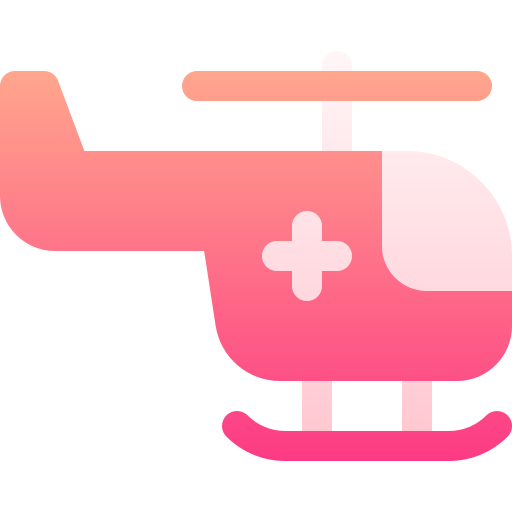 ヘリコプター Basic Gradient Gradient icon