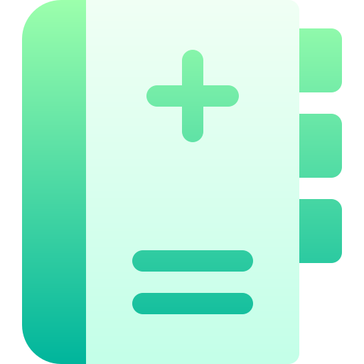 Medical File Basic Gradient Gradient icon