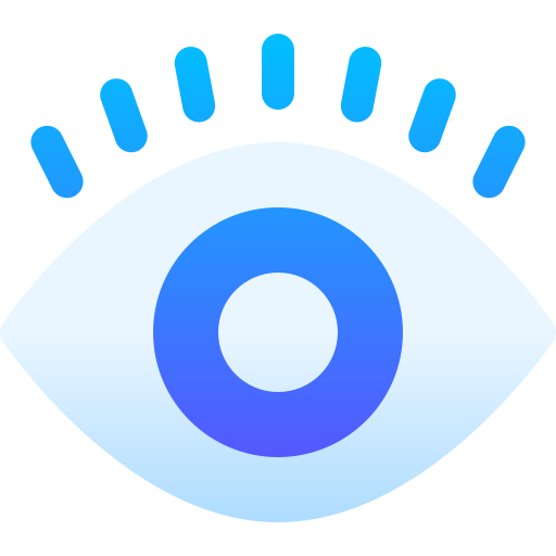 Глаз Basic Gradient Gradient иконка