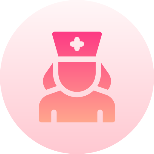 verpleegkundige Basic Gradient Circular icoon