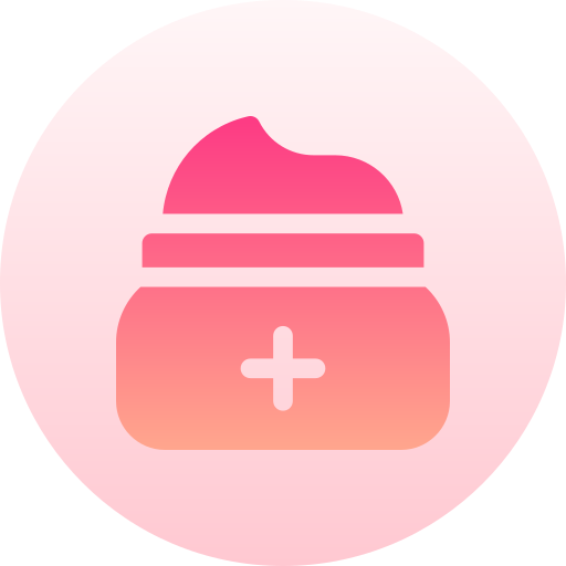 クリーム Basic Gradient Circular icon