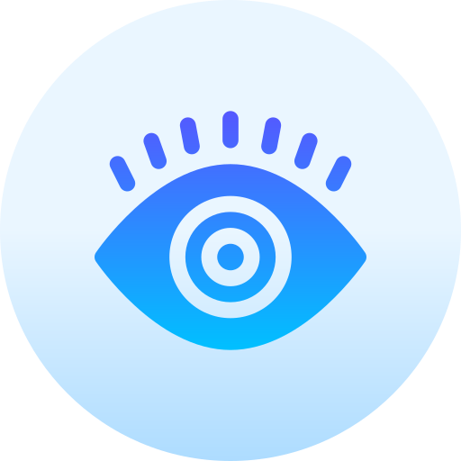 oog Basic Gradient Circular icoon