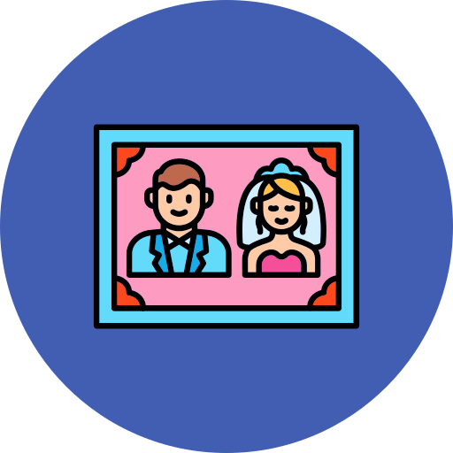 Wedding photo Generic Outline Color icon