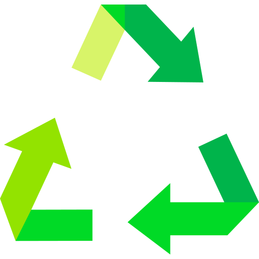 reciclaje Basic Straight Flat icono