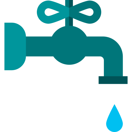 ahorrar agua Basic Straight Flat icono
